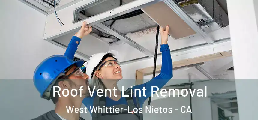 Roof Vent Lint Removal West Whittier-Los Nietos - CA